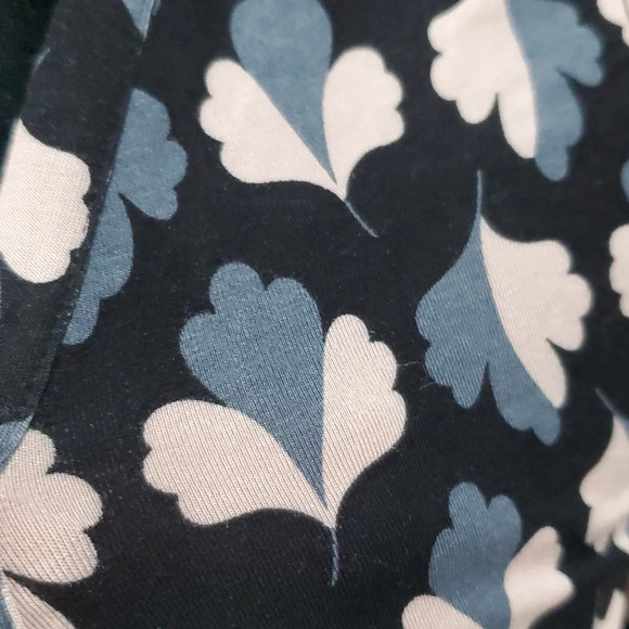 Boden pink grey patterned wrap dress long sleeve - Picture 4 of 9